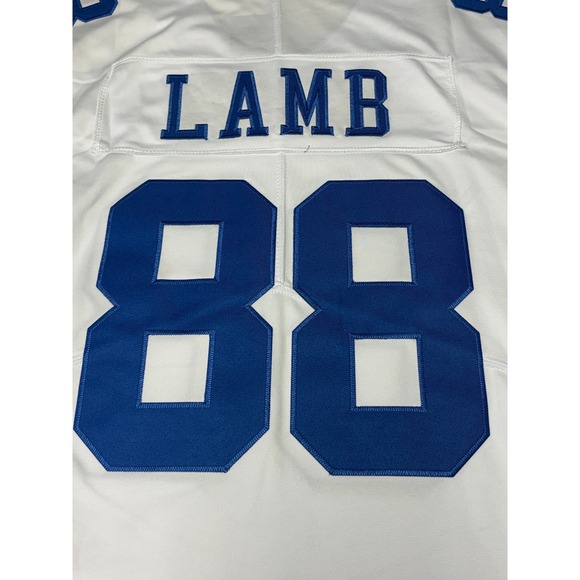 NWT Nike Dallas Cowboys CeeDee Lamb 88 On Field Jersey White Mens XL - Picture 9 of 11